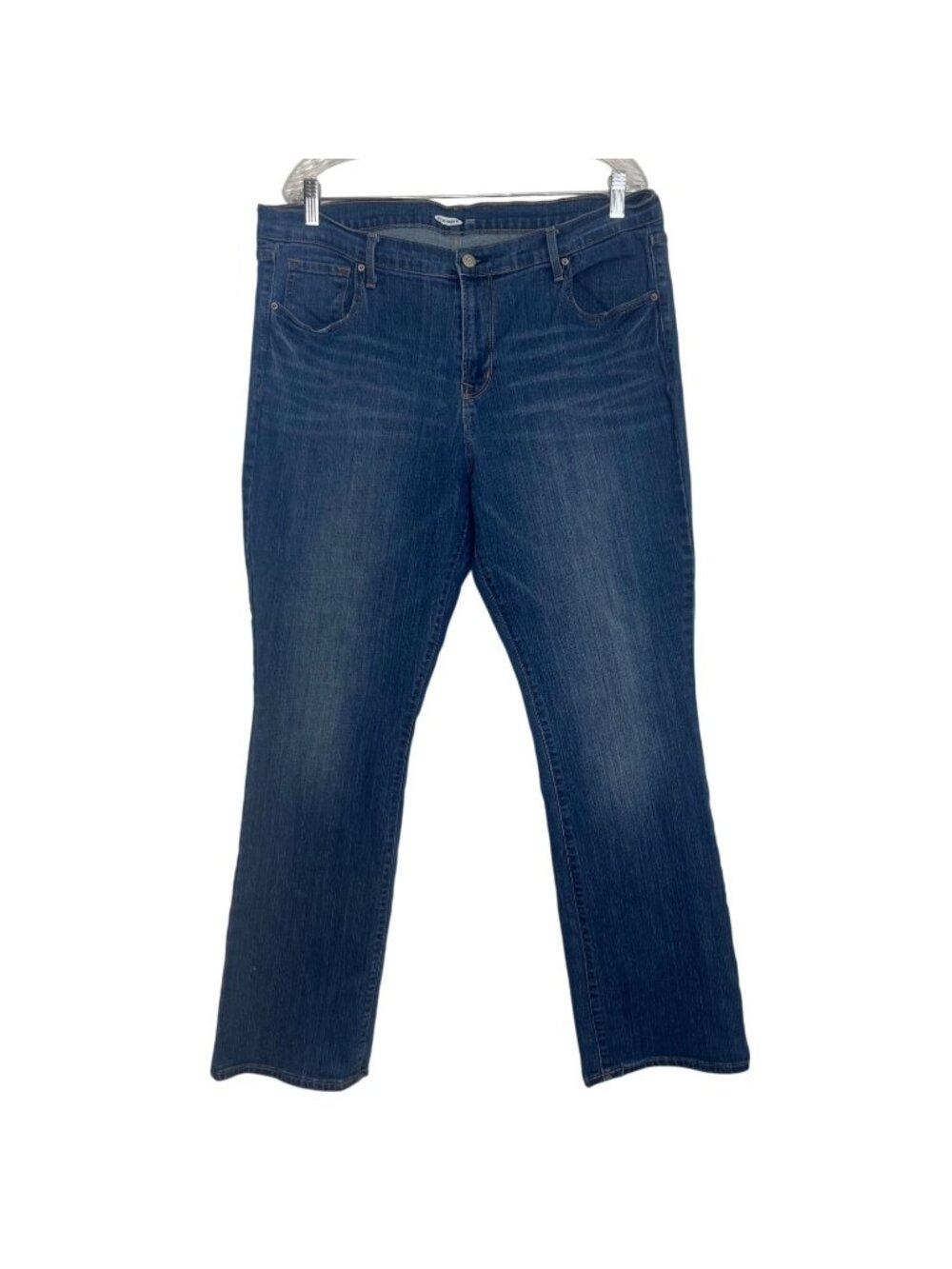 Old Navy Curvy Bootcut Jeans Size 16 Blue Stretch Denim Classic Fit